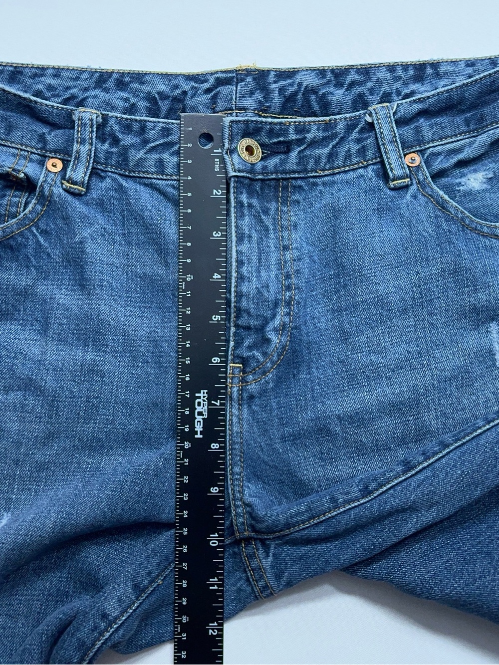 Polo Jeans Co. Ralph Lauren Wide Leg Jeans Womens Size 14 High Rise Vtg - Picture 7 of 13